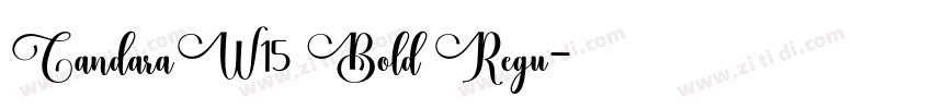 CandaraW15 Bold Regu字体转换 CandaraW15 Bold Regu字体转换